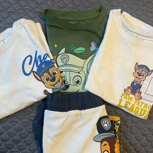 Zara Kids White T-Shirts and shorts